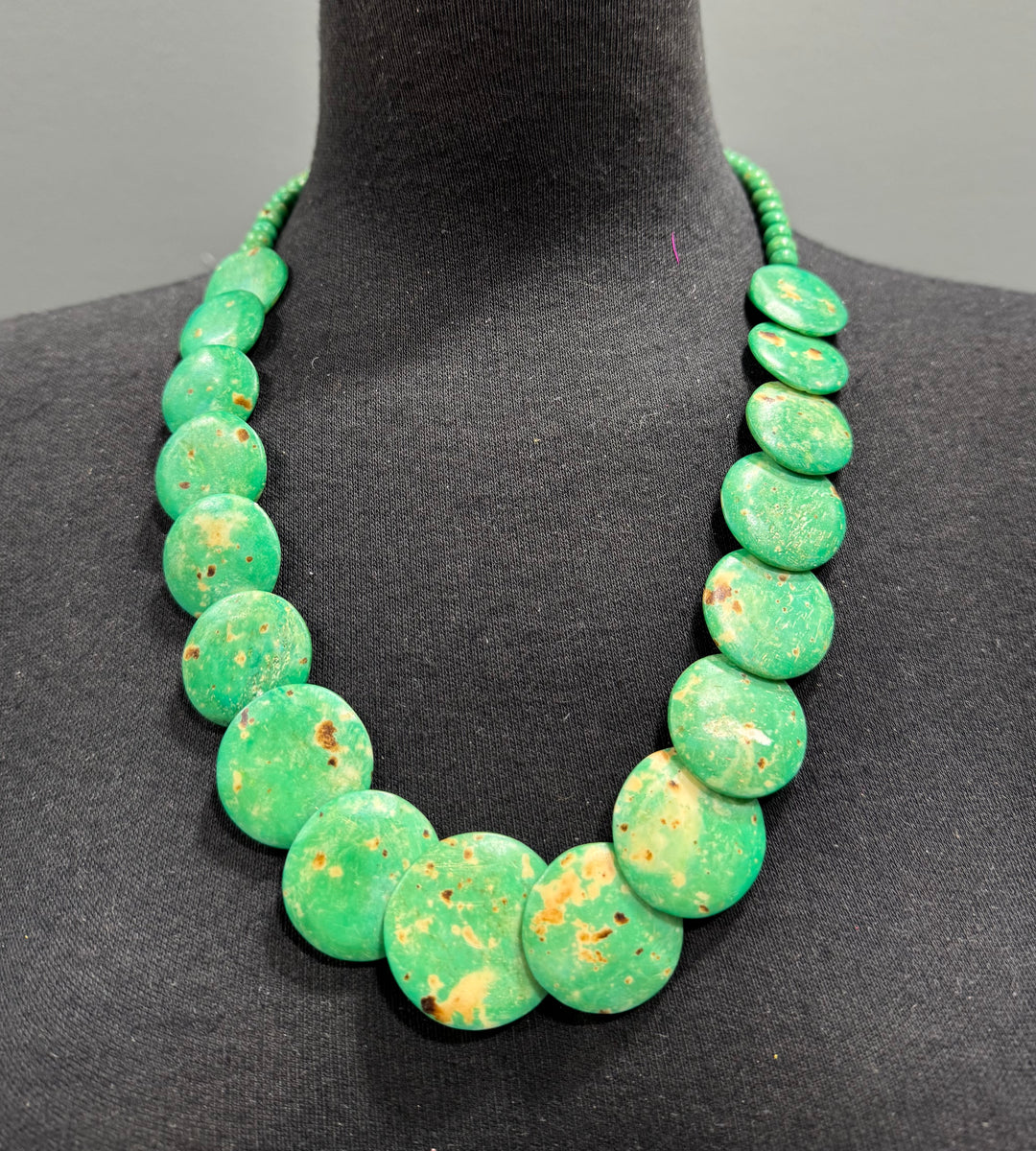 Sample: Green Horizon Necklace