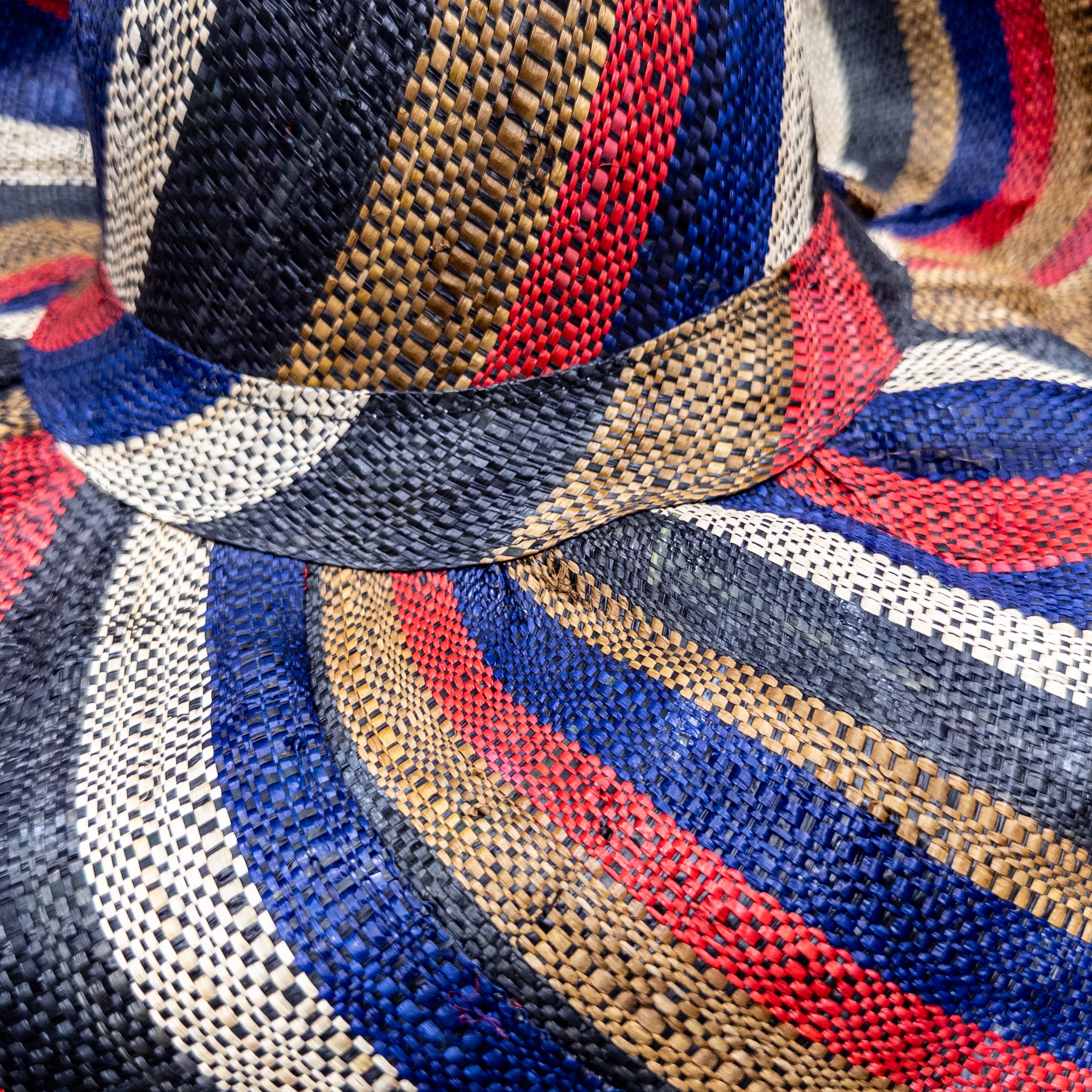 Meena design/Stripes Beach Hat - Trufacebygrace