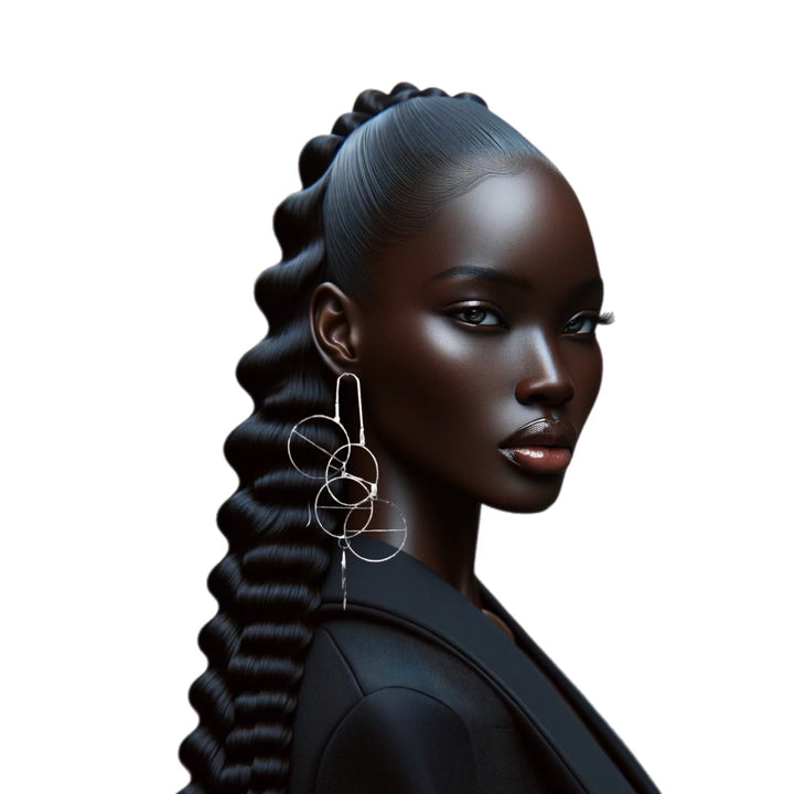 Endless Loop Dangling Earring