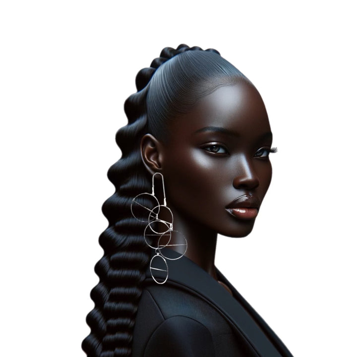 Endless Loop Dangling Earring