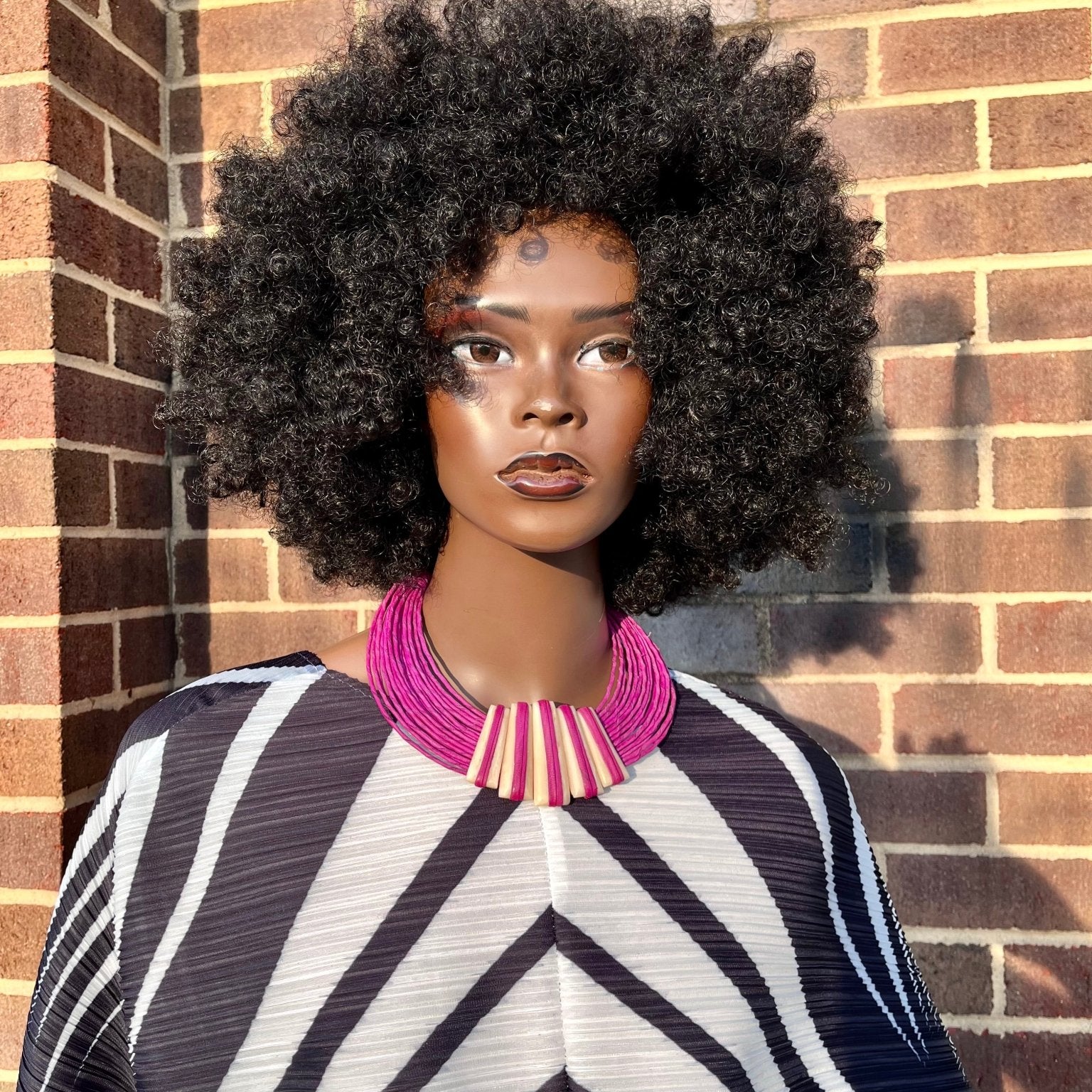 Abonteng Leather and Horn Necklace - Trufacebygrace