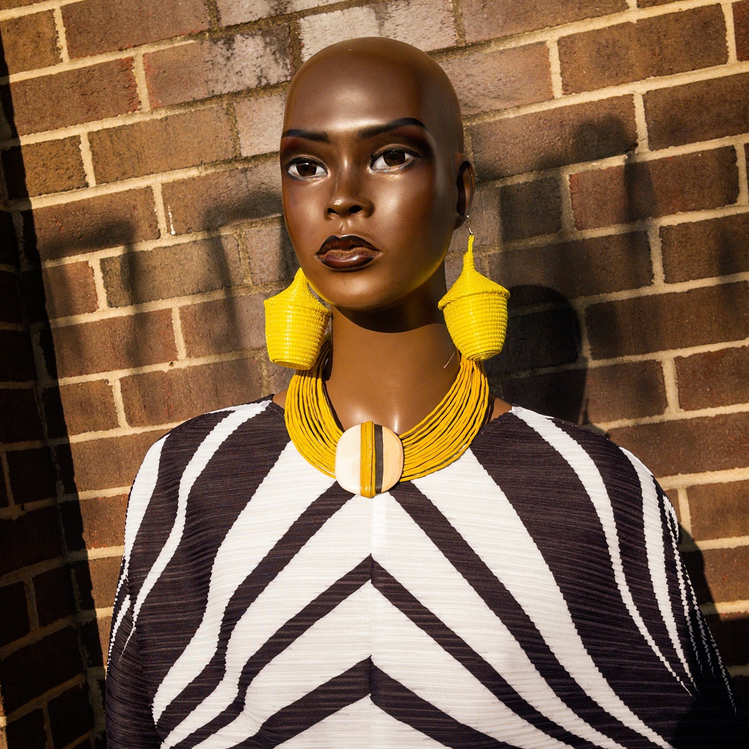 Abonteng Leather and Horn Necklace - Trufacebygrace