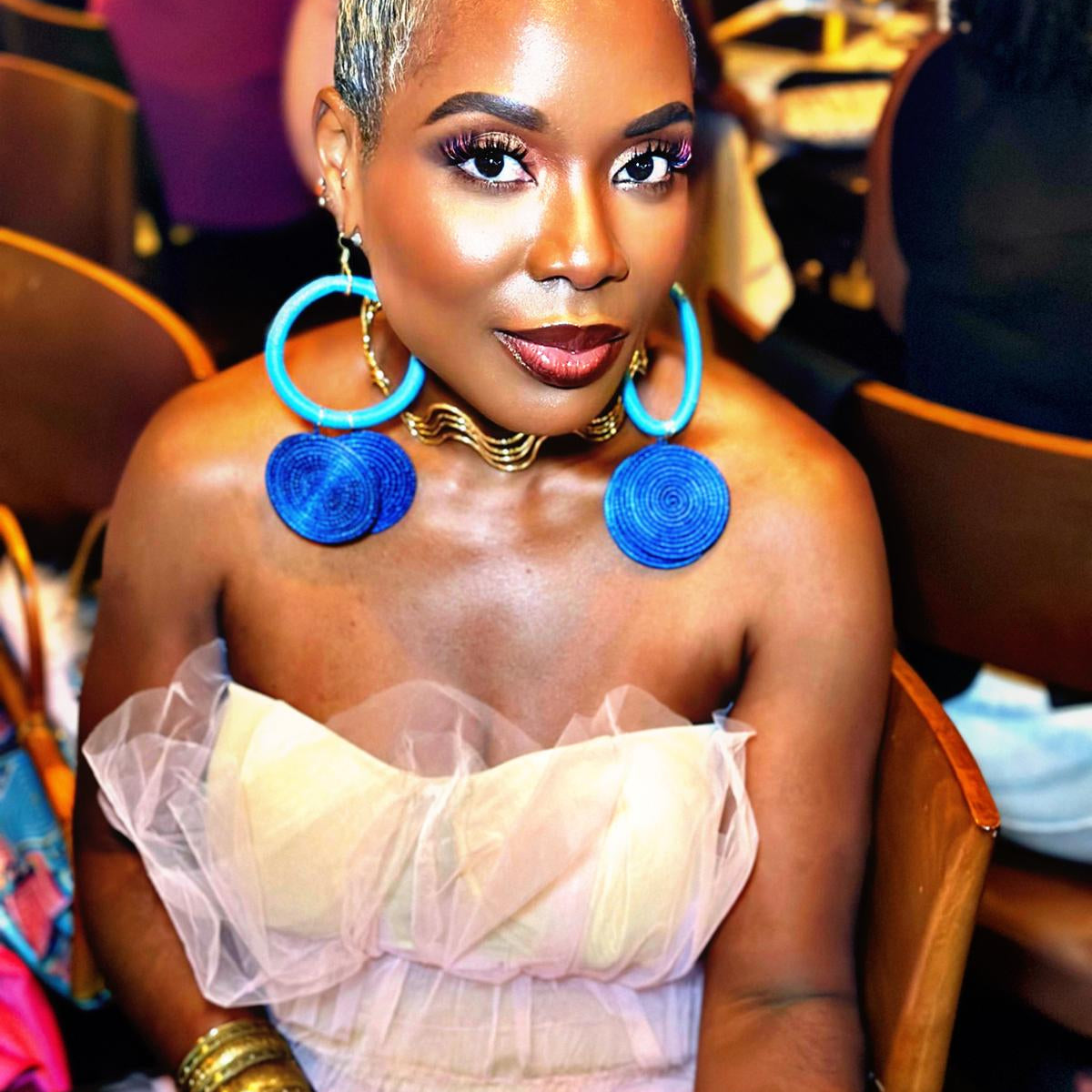 Adanko Asu Earrings - Trufacebygrace