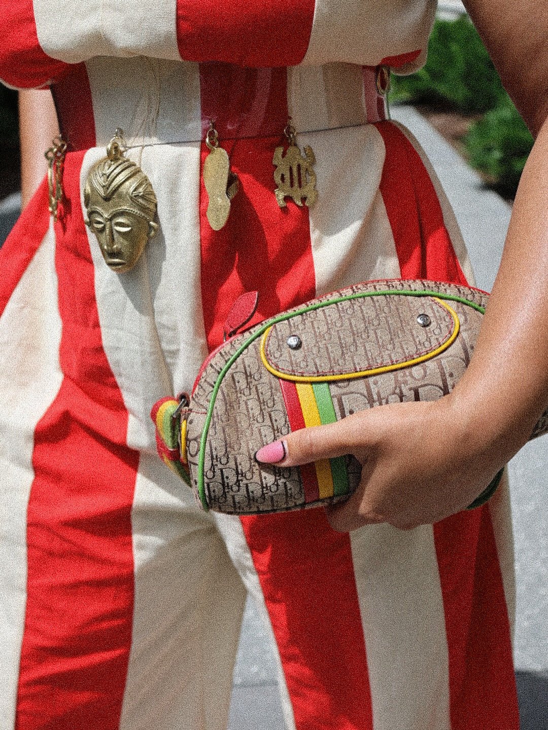 Adinkra + Akan Mask Silicon Belt - Trufacebygrace