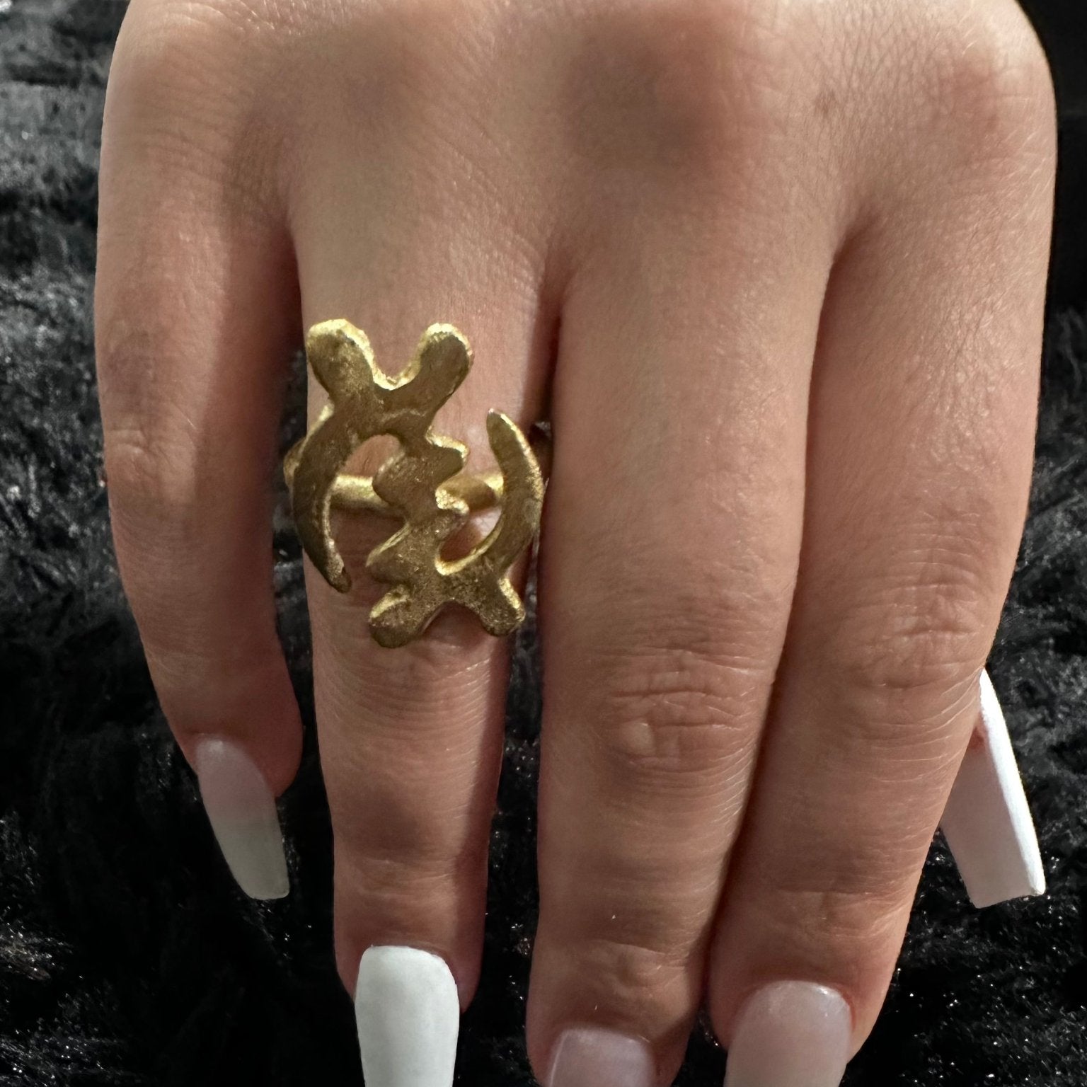 Adinkra Symbols Rings - Trufacebygrace