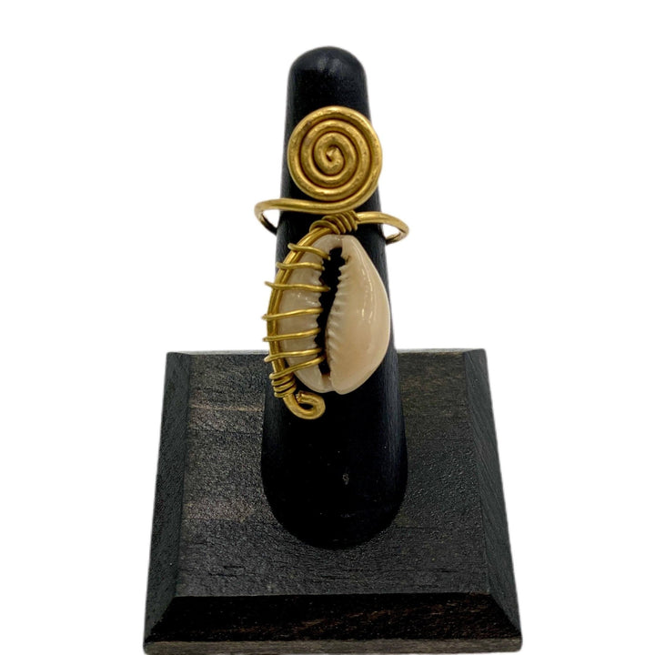 Adjustable Cowrie Shell Rings - Trufacebygrace