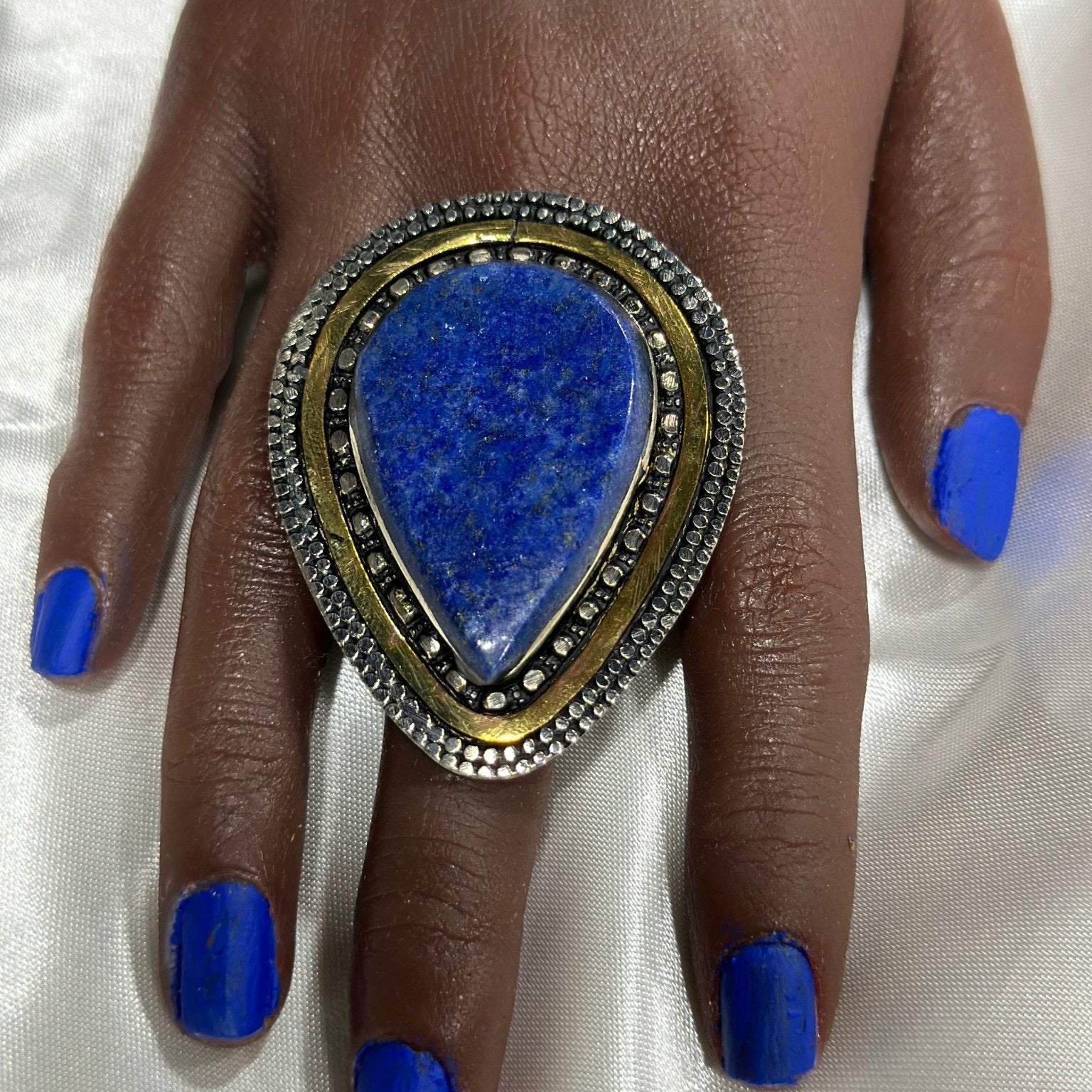 Aduta Vintage Pear - shaped Adjustable Rings - Trufacebygrace