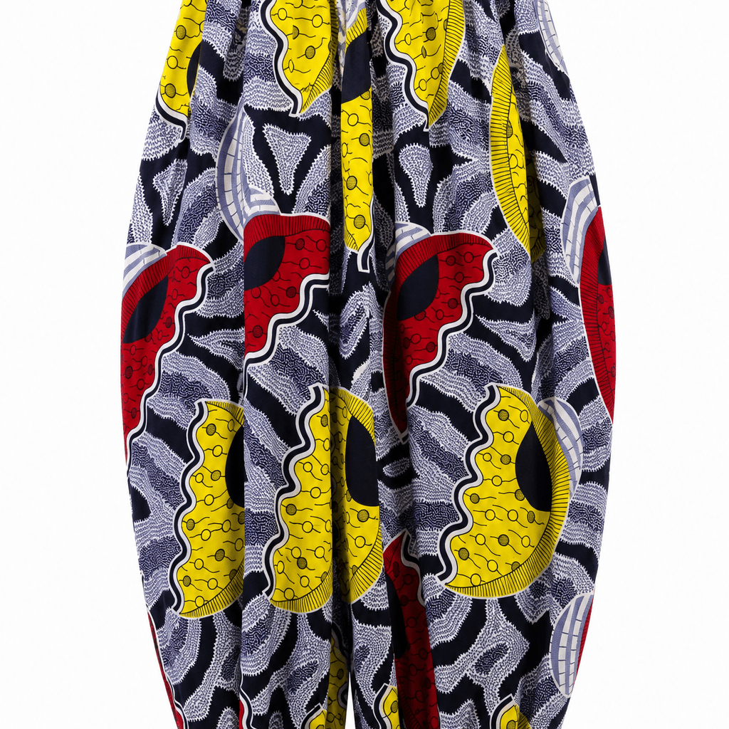 African Print Balloon Jumpsuit - Trufacebygrace