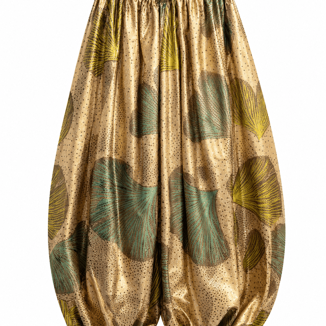 African Print Balloon Jumpsuit - Trufacebygrace