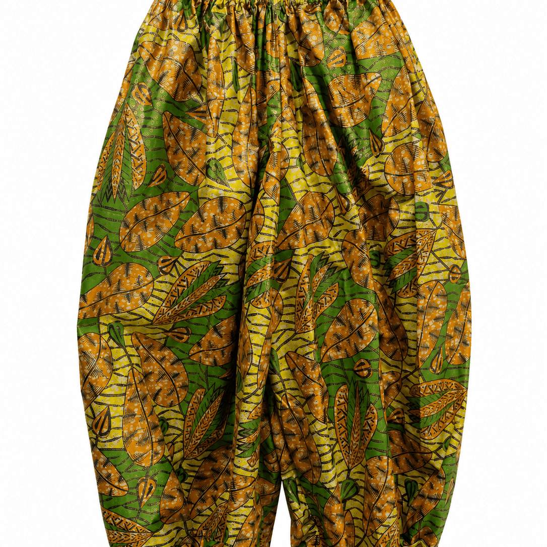 African Print Balloon Jumpsuit - Trufacebygrace