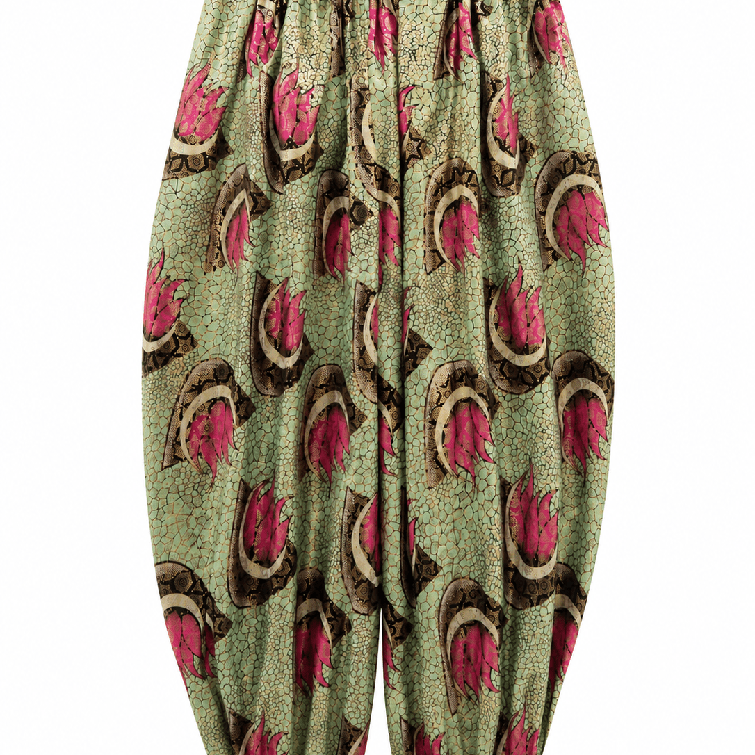 African Print Balloon Jumpsuit - Trufacebygrace