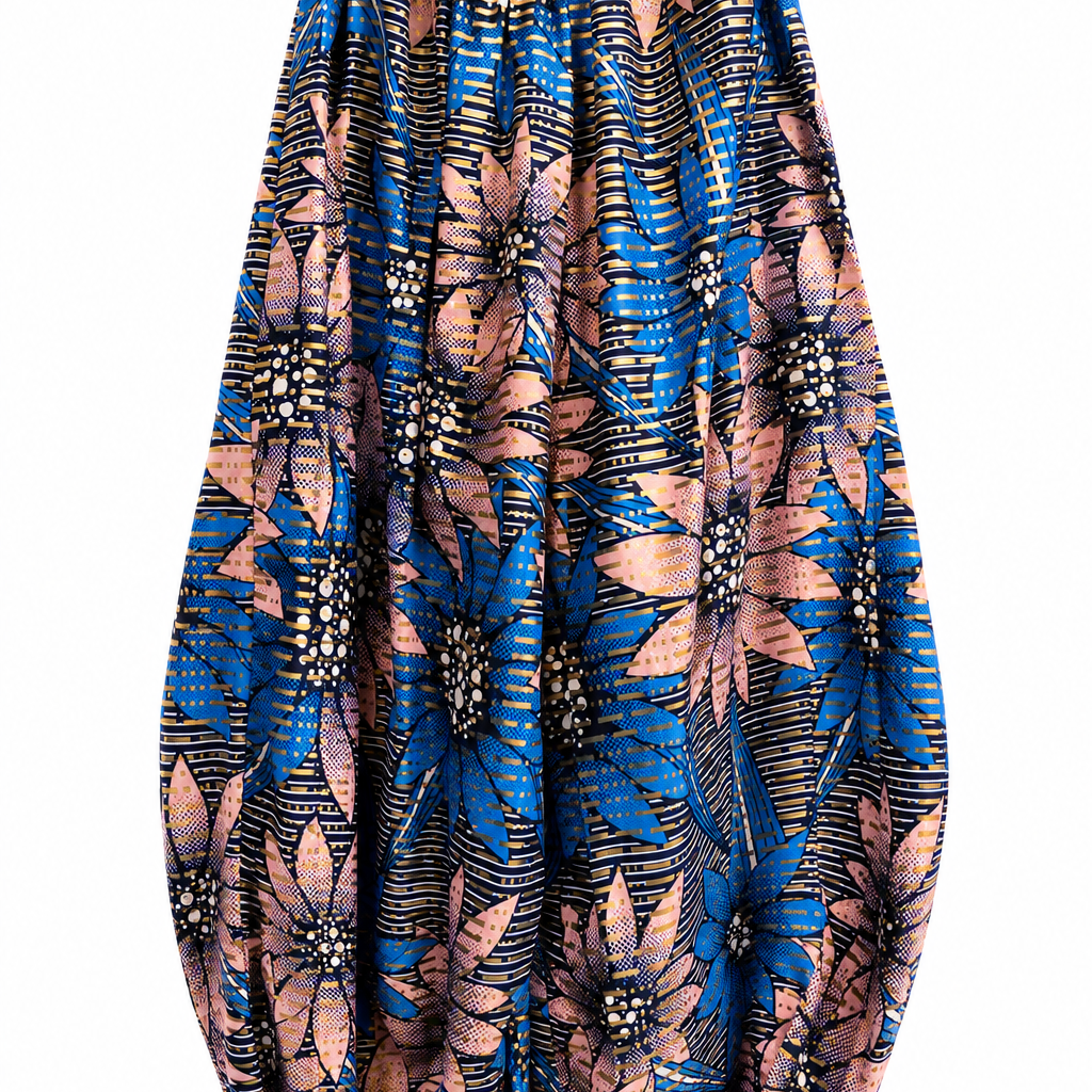 African Print Balloon Jumpsuit - Trufacebygrace
