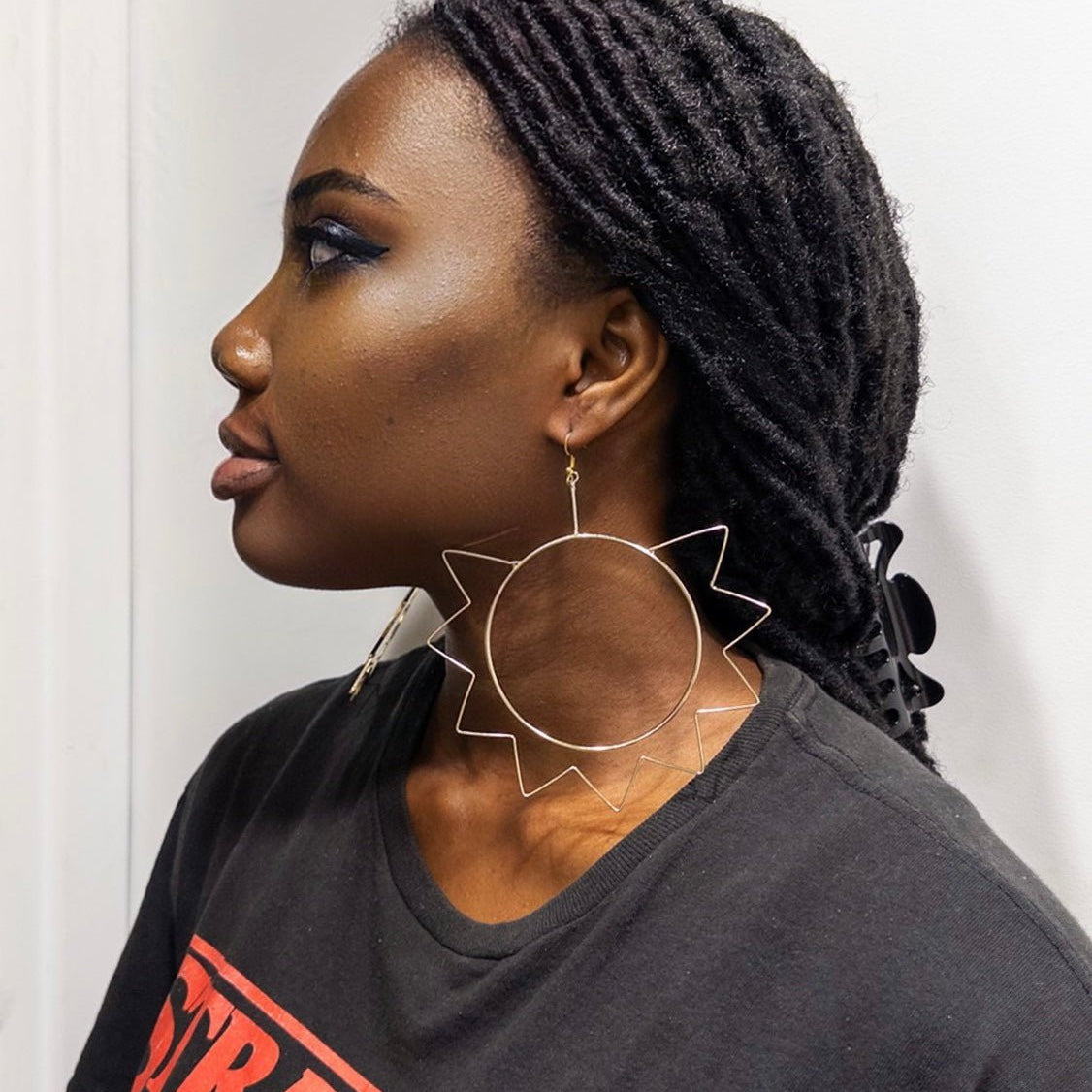 African Sunrise Hoop Earrings - Trufacebygrace
