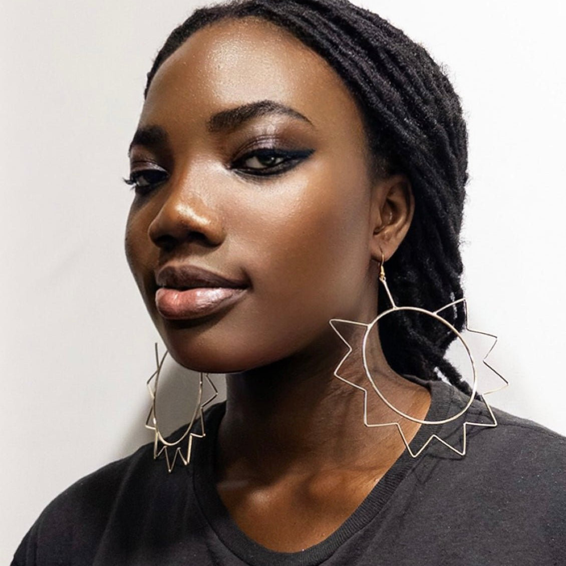 African Sunrise Hoop Earrings - Trufacebygrace