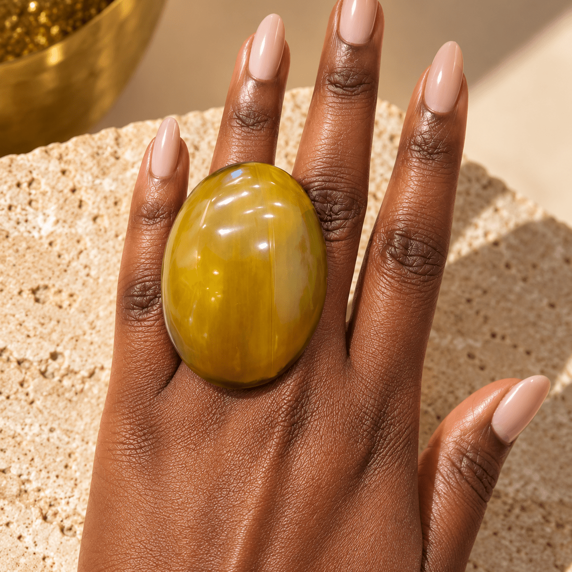 Afro Color Pop Horn Rings - Trufacebygrace
