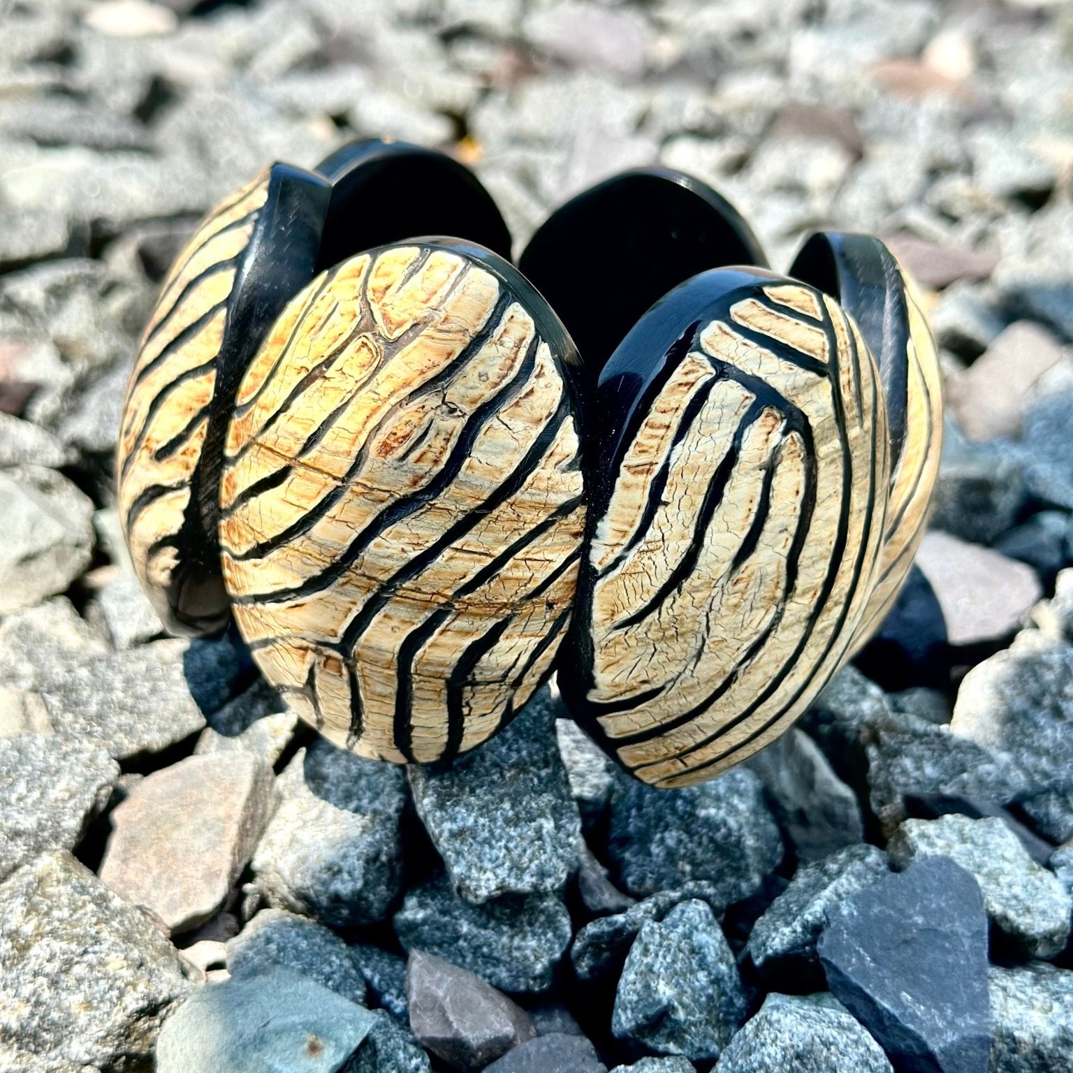 Afro Safari Horn Print Bracelets - Trufacebygrace