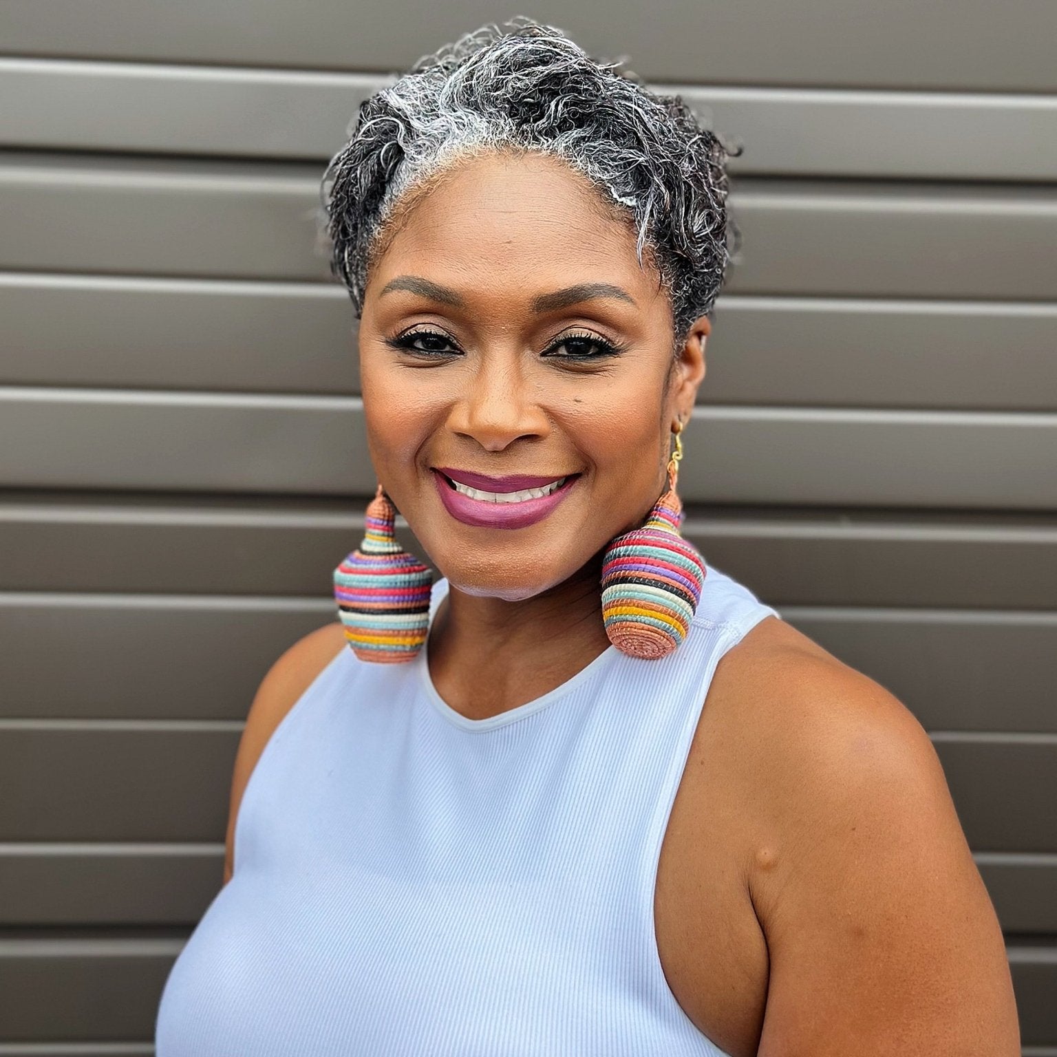 Agaseke Drop Earrings – rainbow sherbet - Trufacebygrace