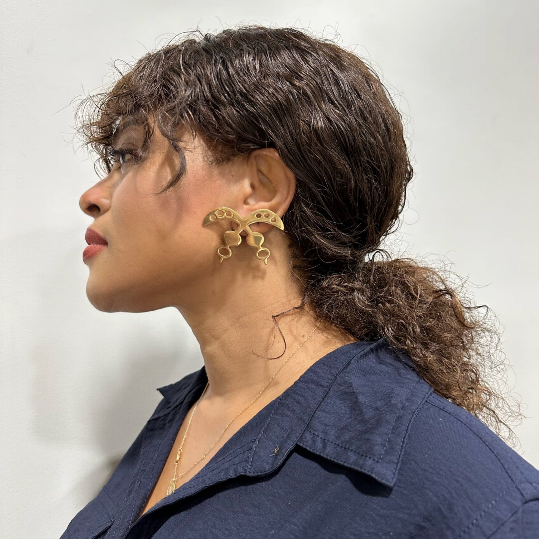 Akofena Adinkra symbol Earring - Trufacebygrace