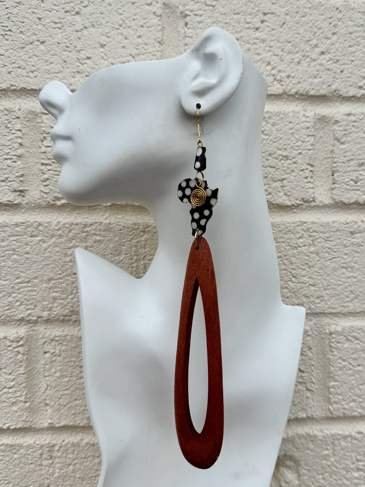 Alkebulan Drop Earrings - Trufacebygrace