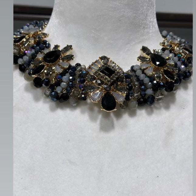Anadwo Beaded Glam Necklace - Trufacebygrace