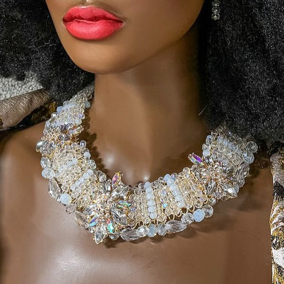 Anadwo Beaded Glam Necklace - Trufacebygrace