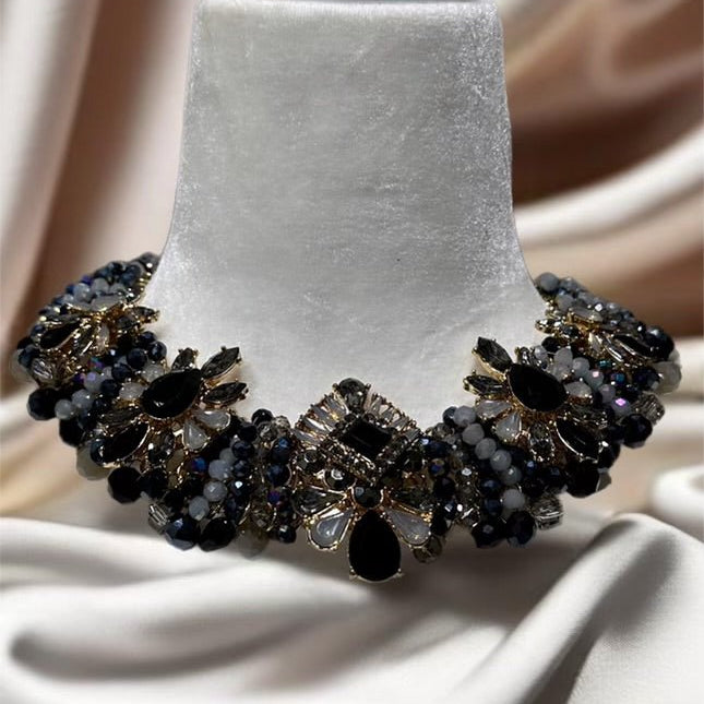 Anadwo Beaded Glam Necklace - Trufacebygrace