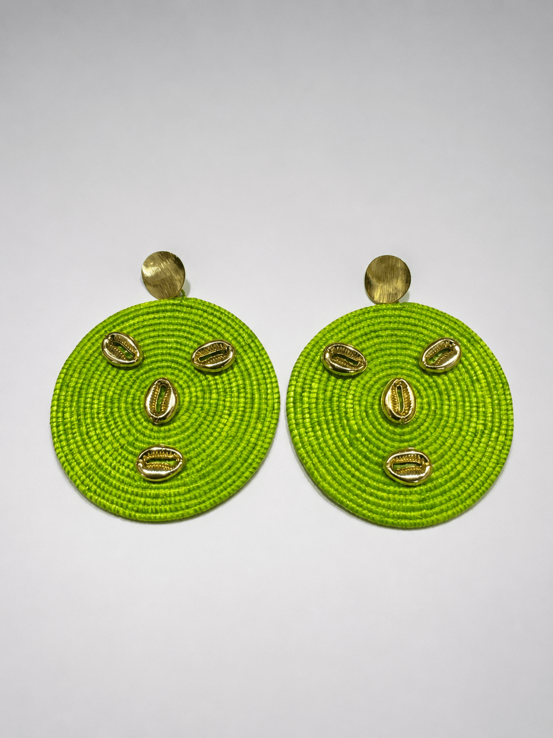 Anansewa Cowry Face Earrings - Trufacebygrace
