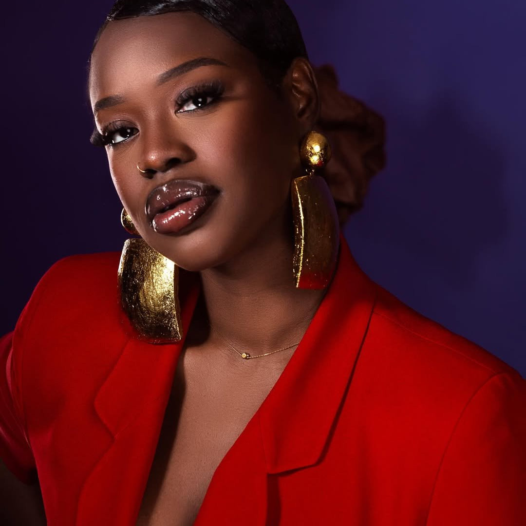 Ancestral Oversized Squares Drop Earring - Trufacebygrace