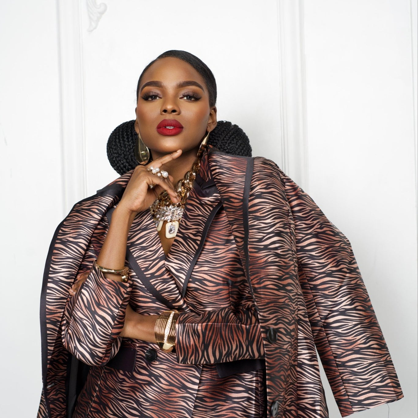 Animal Print Pant and Jacket set - Trufacebygrace