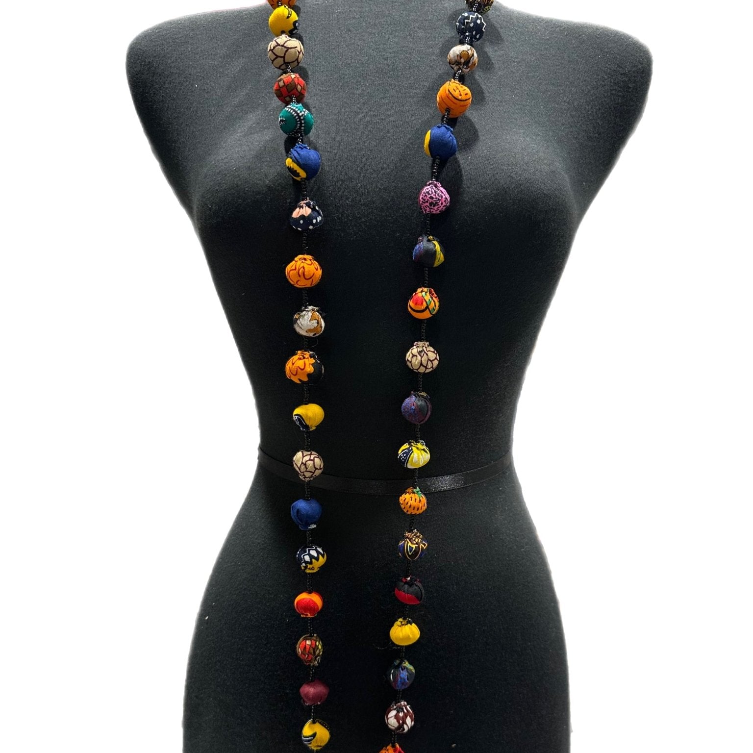 Ankara Balls Necklace - Trufacebygrace