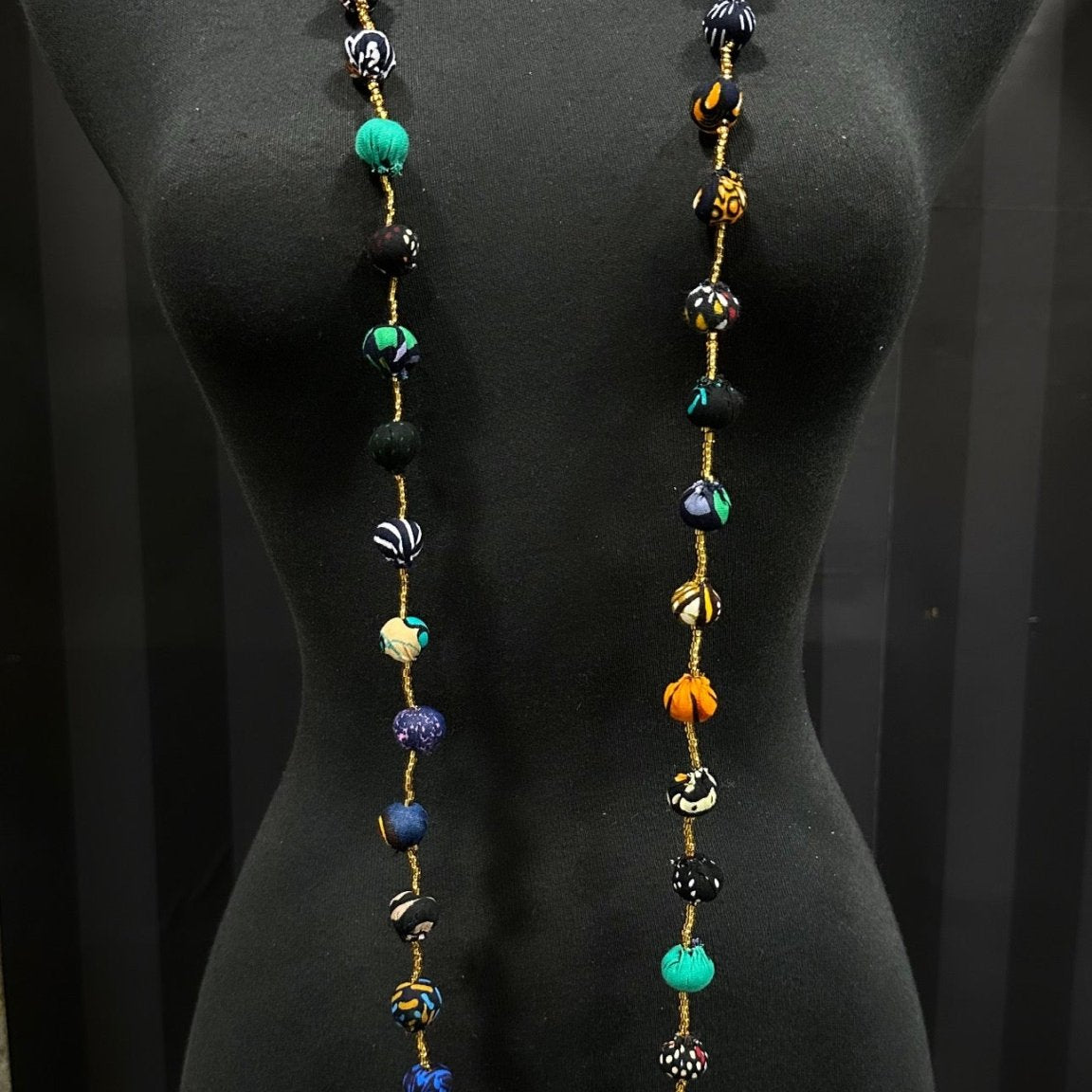 Ankara Balls Necklace - Trufacebygrace