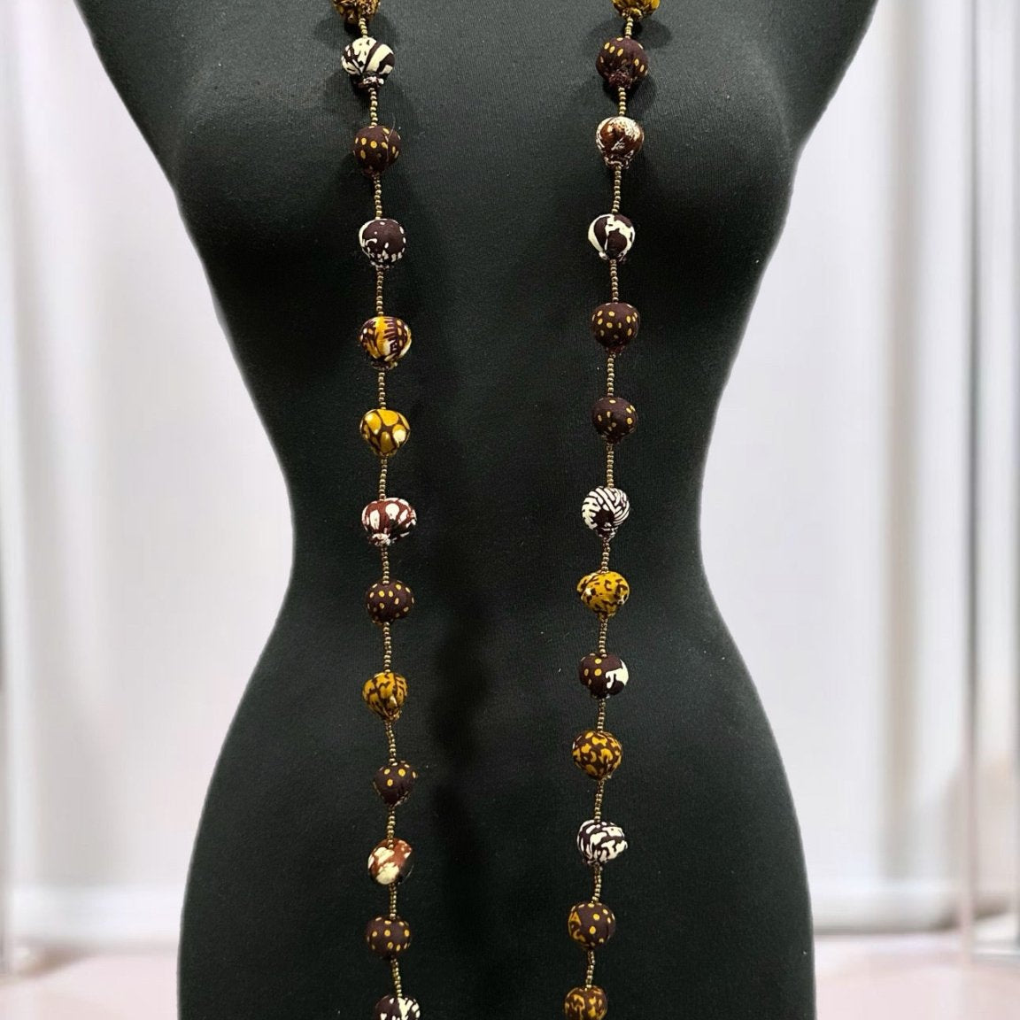 Ankara Balls Necklace - Trufacebygrace