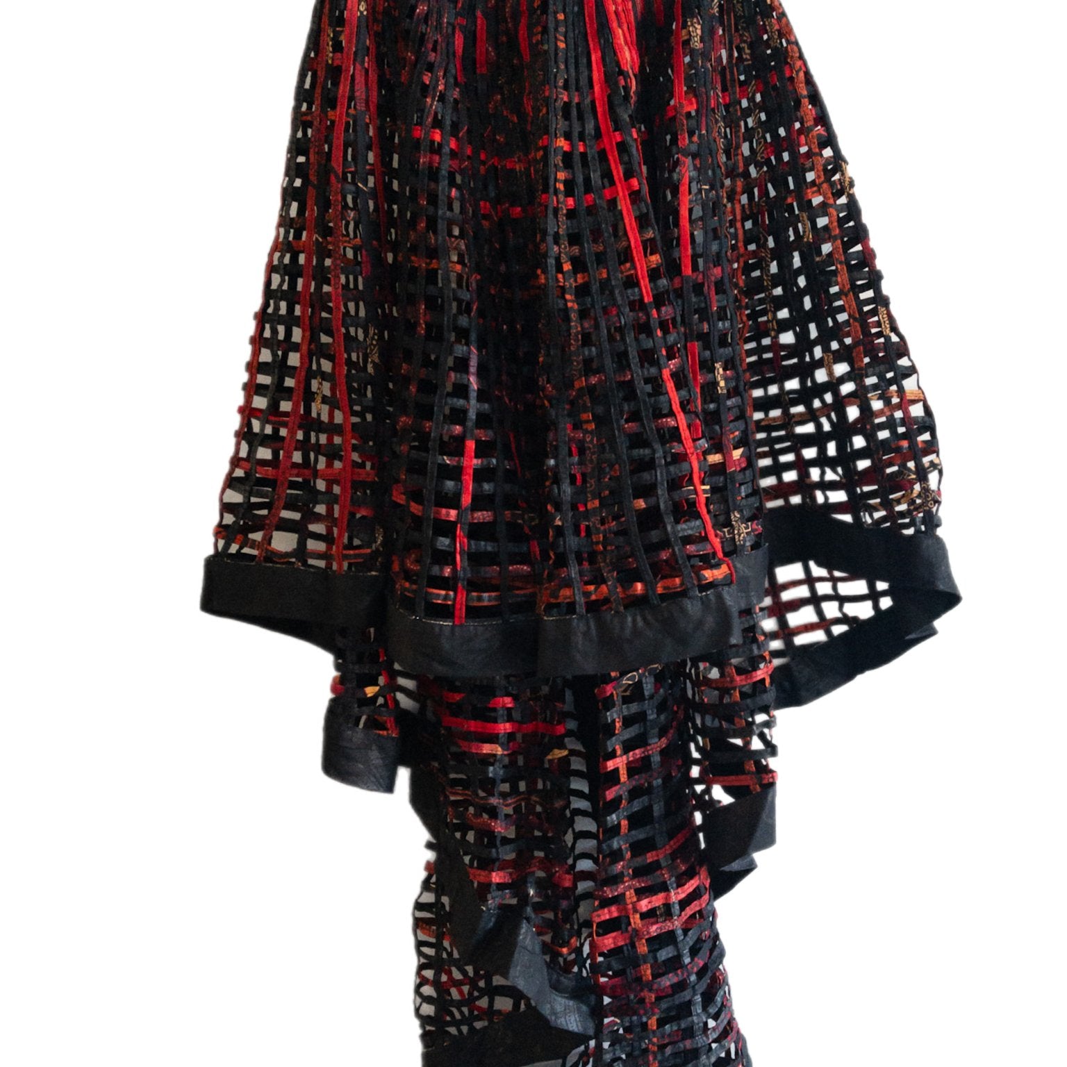 Ankara Laced Skirt High - Low - Trufacebygrace