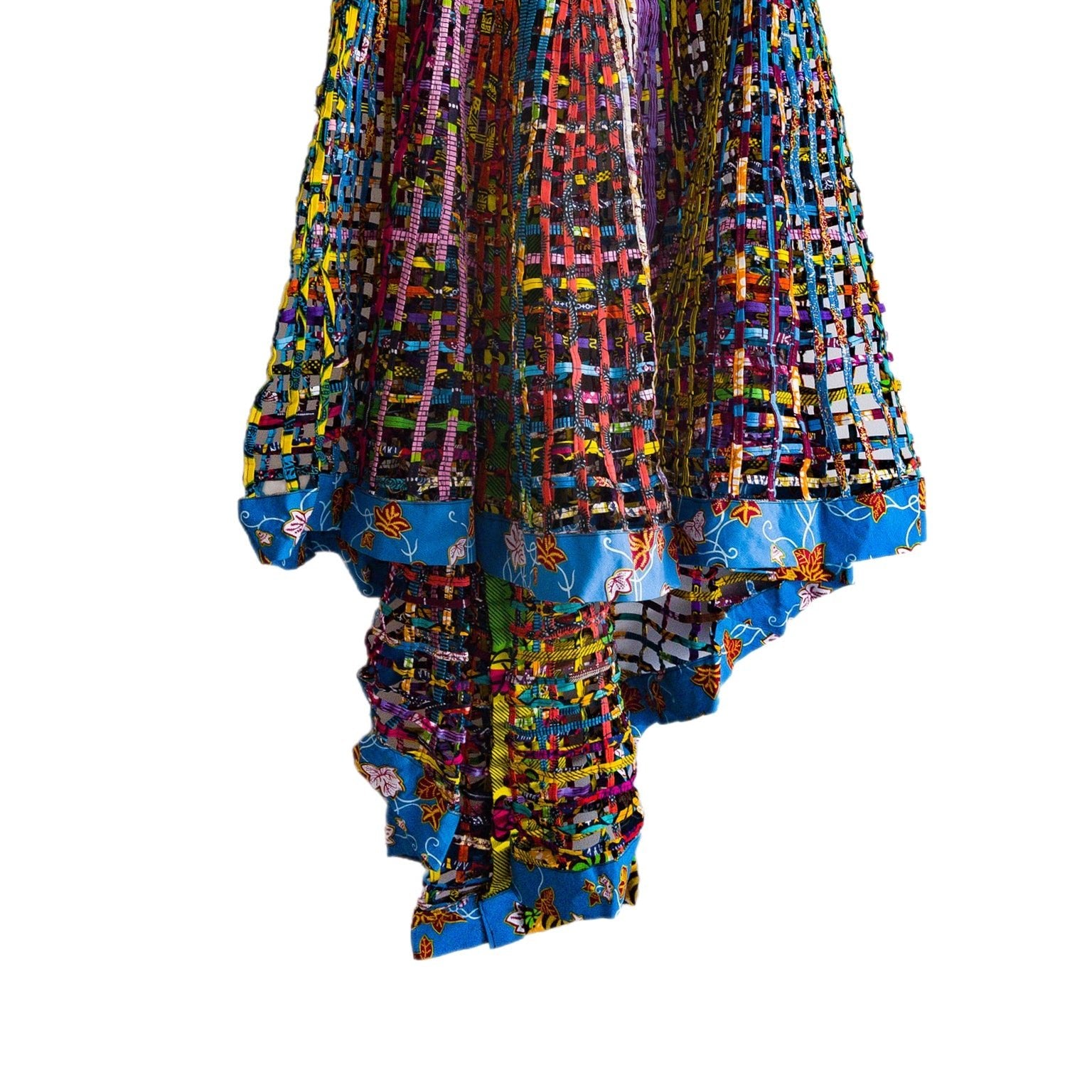 Ankara Laced Skirt High - Low - Trufacebygrace