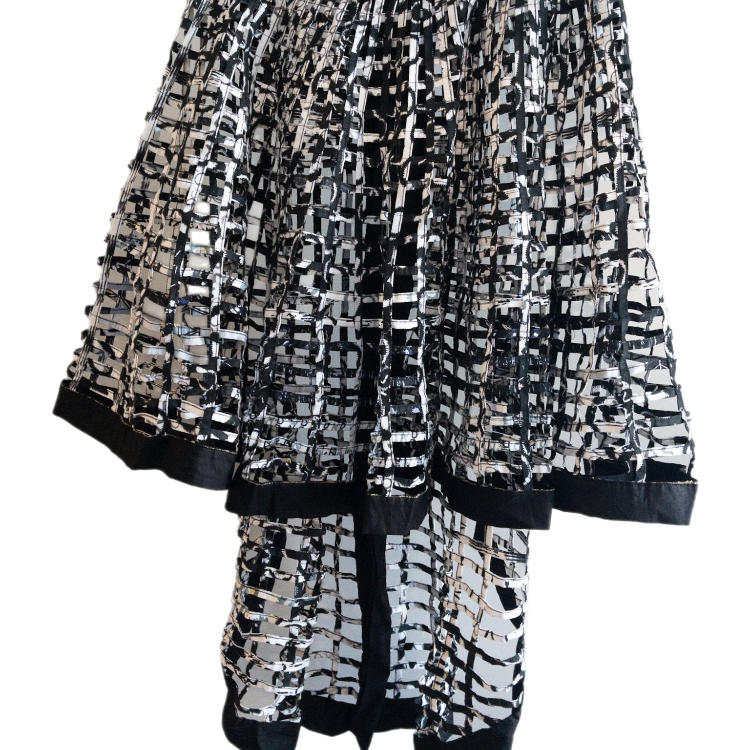 Ankara Laced Skirt High - Low - Trufacebygrace