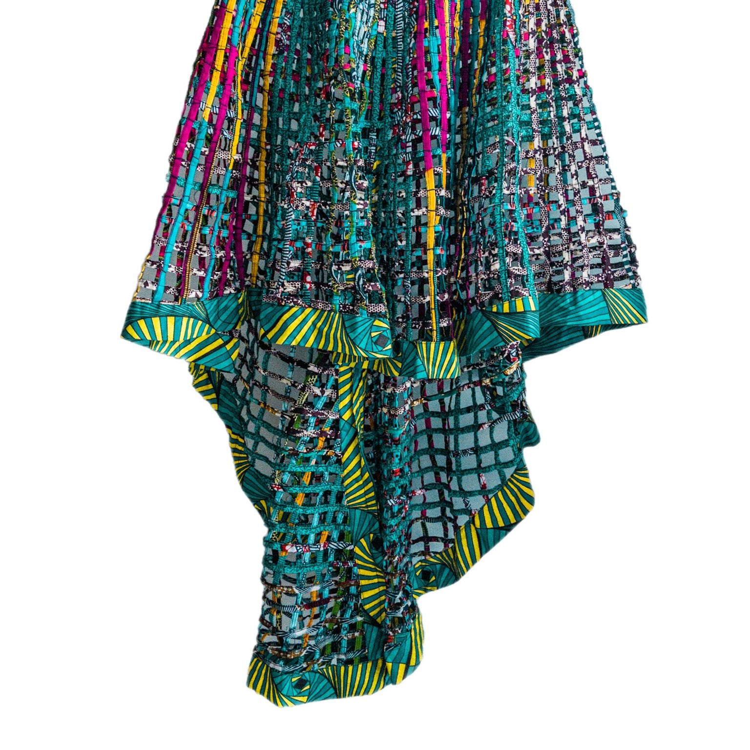 Ankara Laced Skirt High - Low - Trufacebygrace