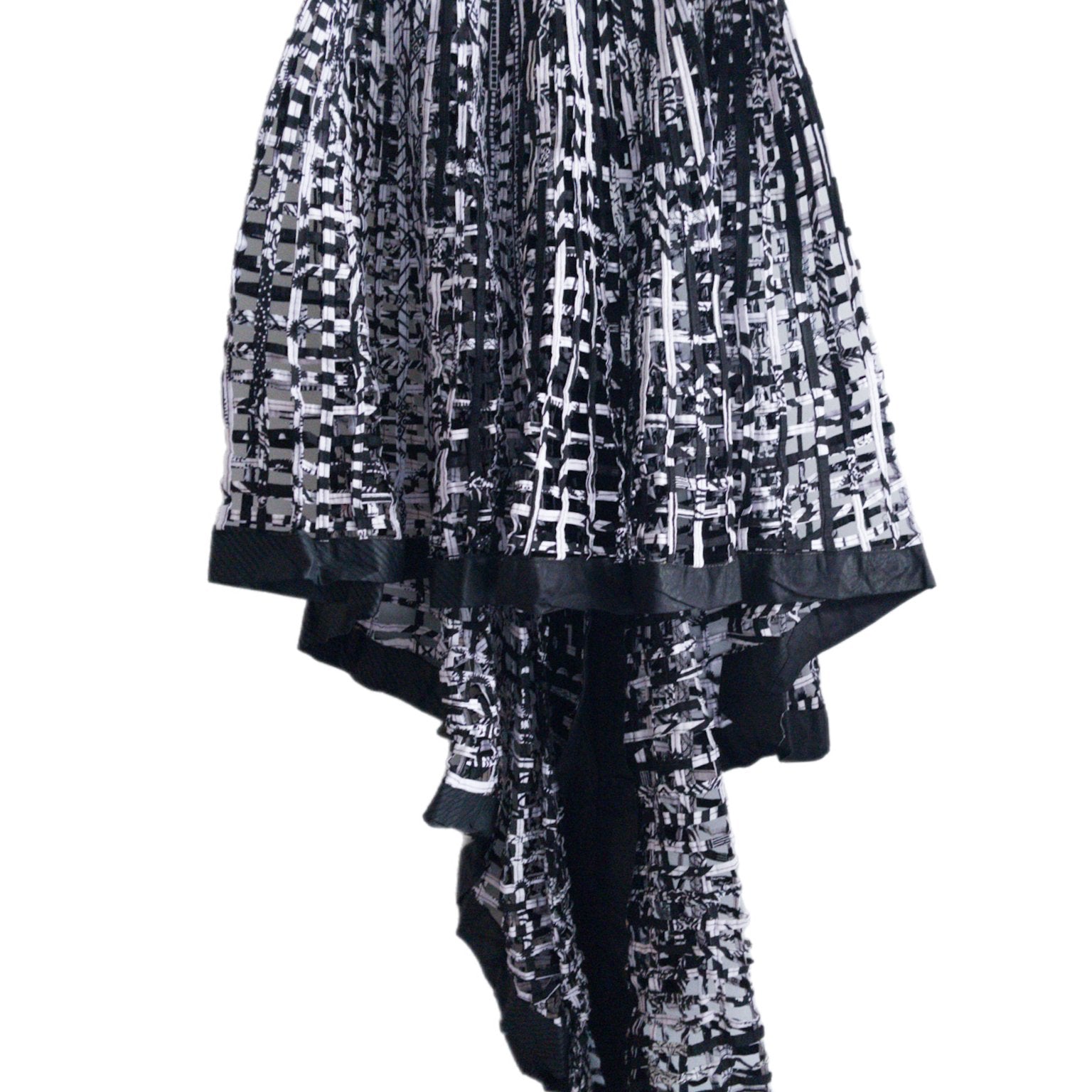 Ankara Laced Skirt High - Low - Trufacebygrace