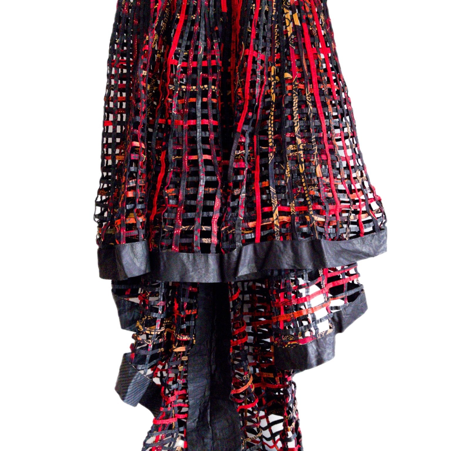 Ankara Laced Skirt High - Low - Trufacebygrace