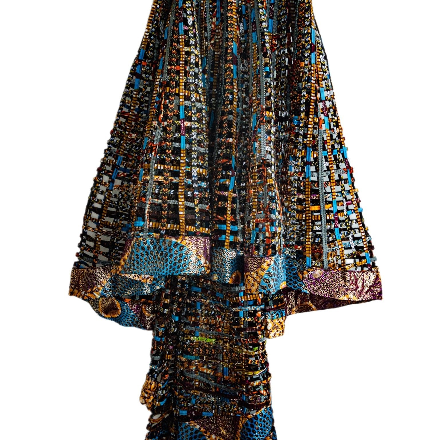 Ankara Laced Skirt High - Low - Trufacebygrace