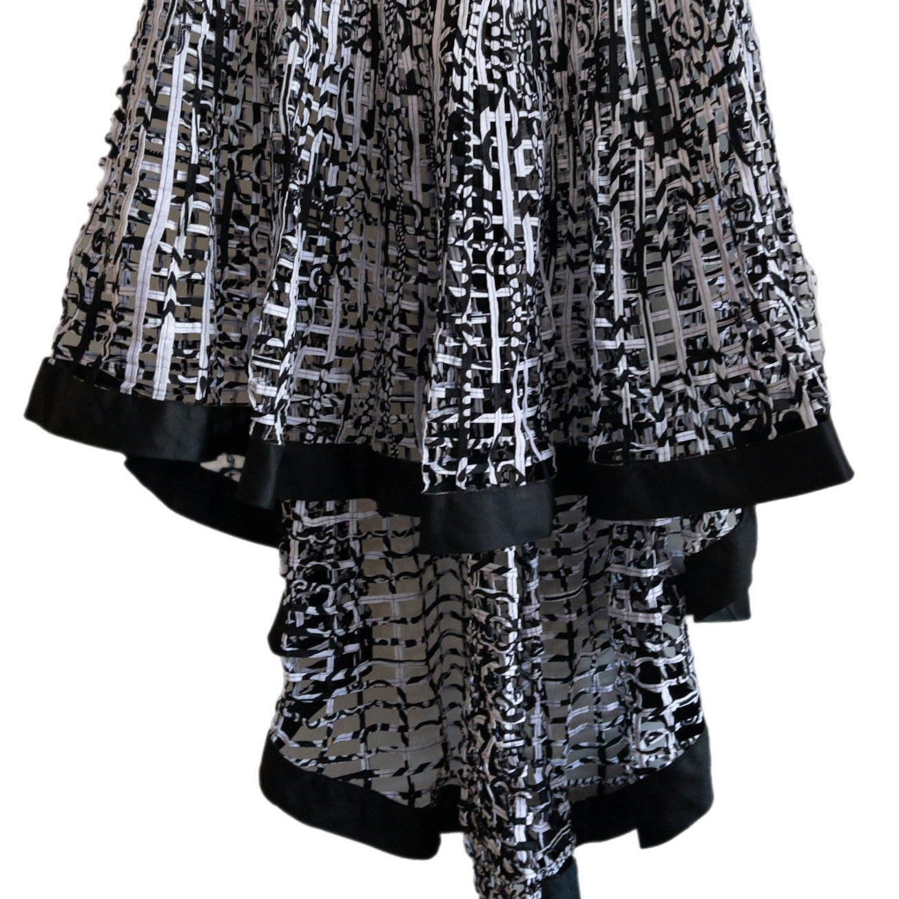 Ankara Laced Skirt High - Low - Trufacebygrace