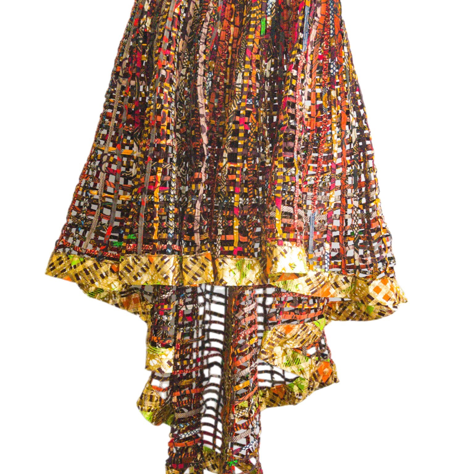 Ankara Laced Skirt High - Low - Trufacebygrace