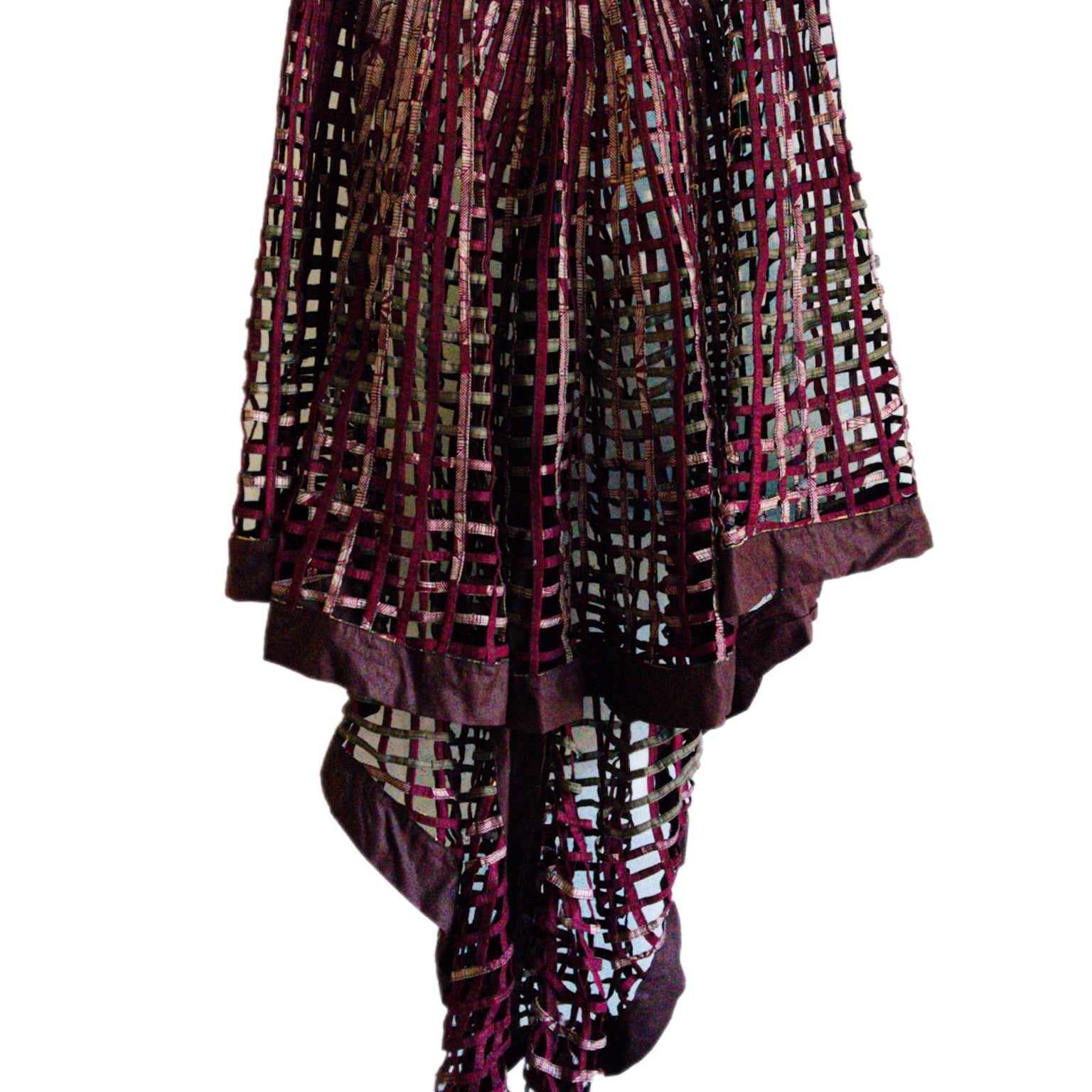 Ankara Laced Skirt High - Low - Trufacebygrace