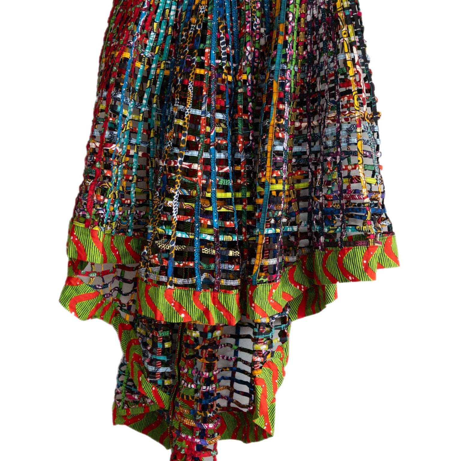 Ankara Laced Skirt High - Low - Trufacebygrace