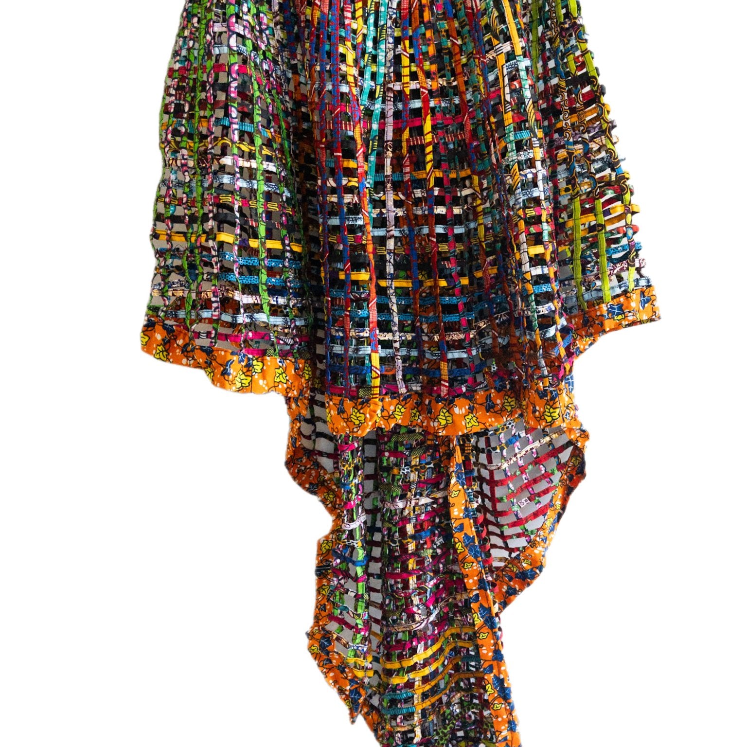 Ankara Laced Skirt High - Low - Trufacebygrace
