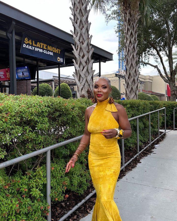 Ankara Ntoma Swirl Statement Earrings - Trufacebygrace