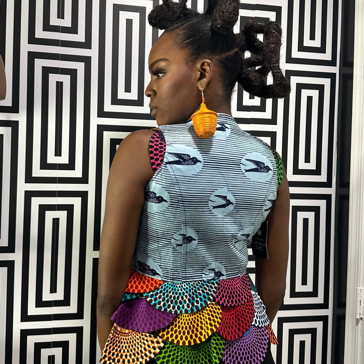 Ankara print blazer/top - Trufacebygrace