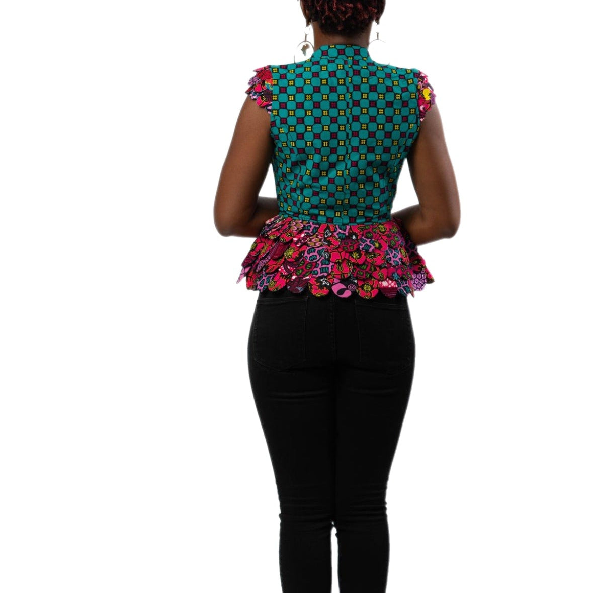 Ankara print blazer/top - Trufacebygrace