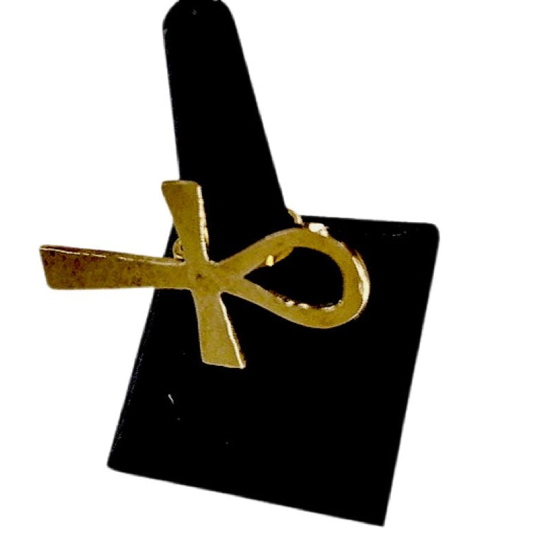 Ankh Brass Adjustable Ring - Trufacebygrace