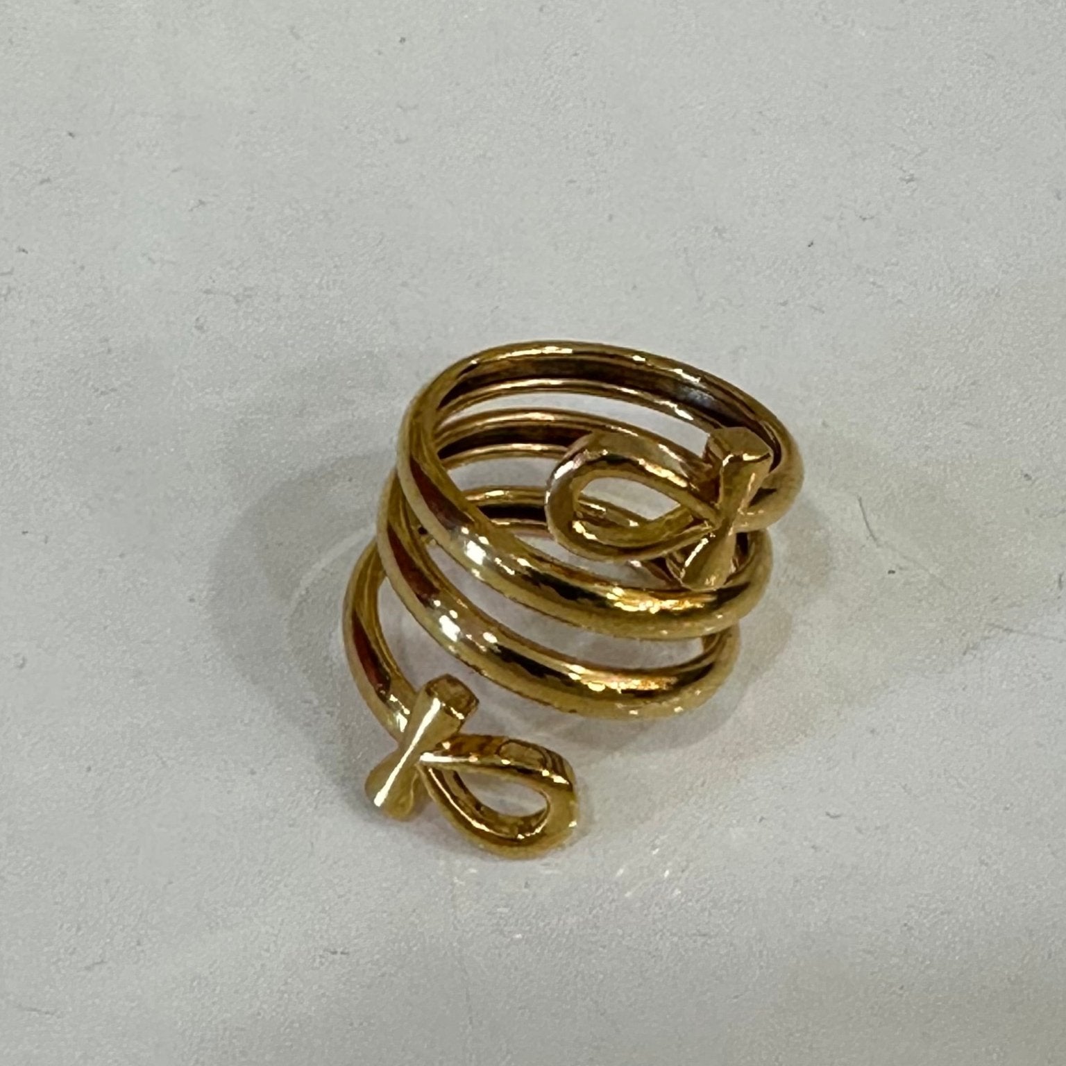 Ankh Double Coiled Ring - Trufacebygrace
