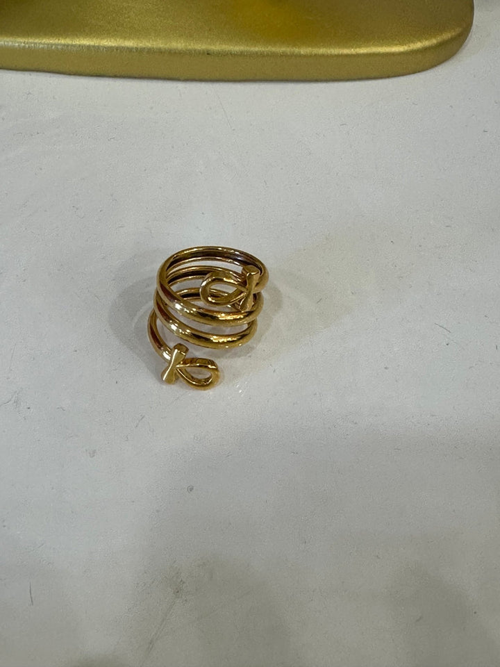 Ankh Double Coiled Ring - Trufacebygrace